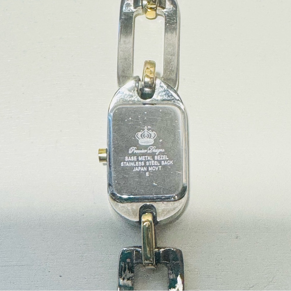 Premier Designs Rectangular Two-tone Watch - Picture 3 of 6